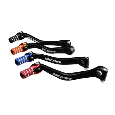 Scar Gear Shift Lever - YZ125 YZ250 05-.. YZ250X 16-.. XX125/250 21-.. Blue tip