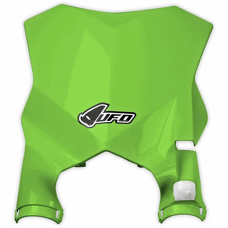UFO Stadium nummerplåt KX250F 17.. / KX450F 16-.. Grön 026