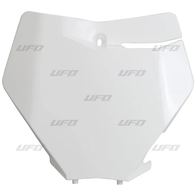 UFO Etunumerokilpi KTM125-450 SX/SXF 2019-22 Valkoinen 047