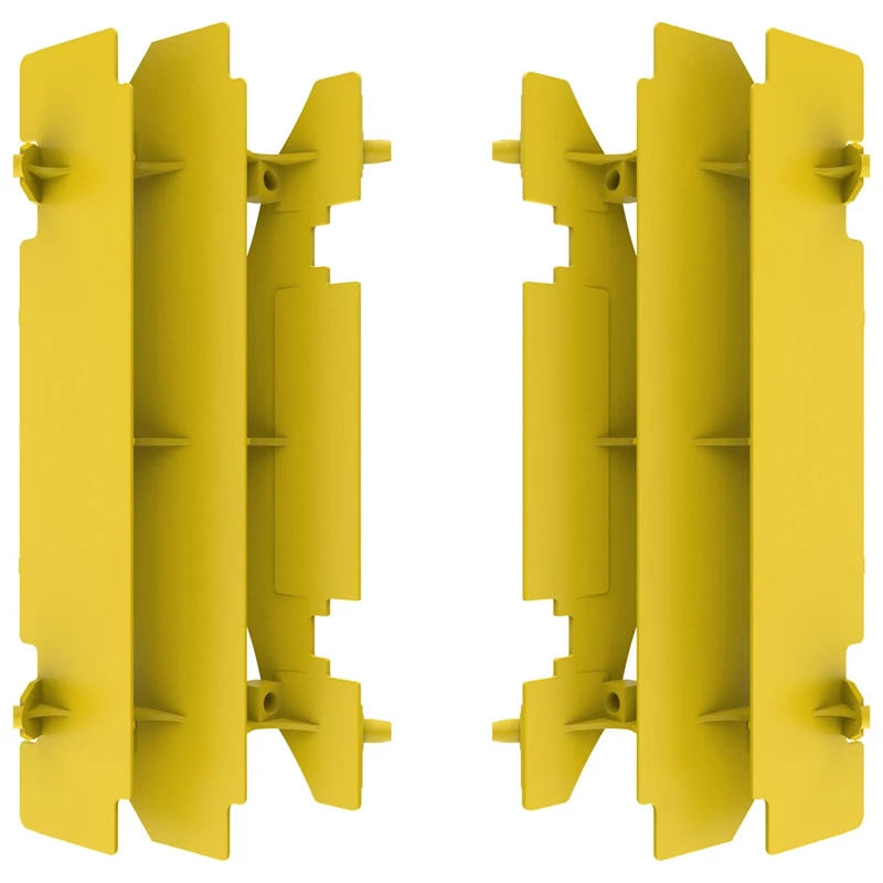 Polisport radiator louvers Suzuki RM125(01-08) RM250(96-06) Yellow rm01 (10)