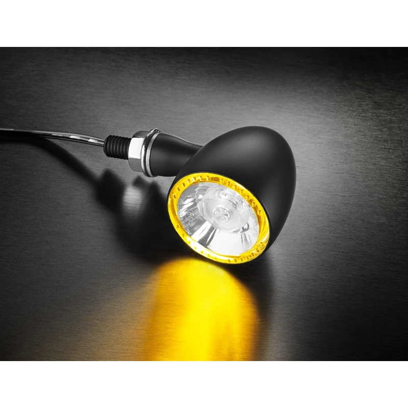 Kellermann Bullet 1000® PL black w/ clear glass