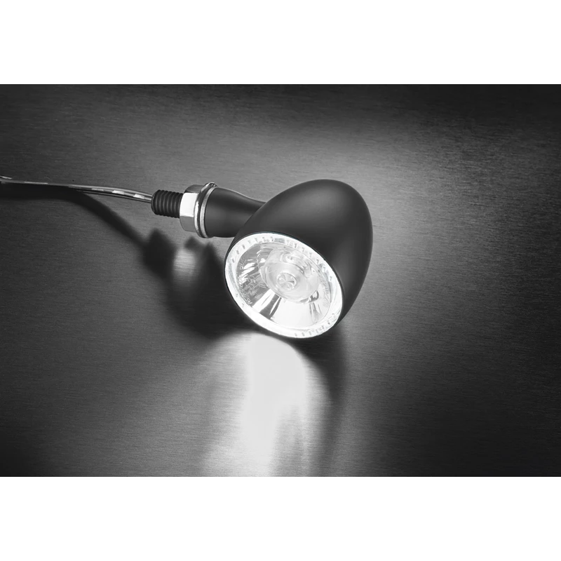Kellermann Bullet 1000® PL White black w/clear glass