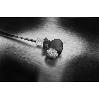 Kellermann Atto® DF LED mini indicator 3 in 1 black w/ clear glass