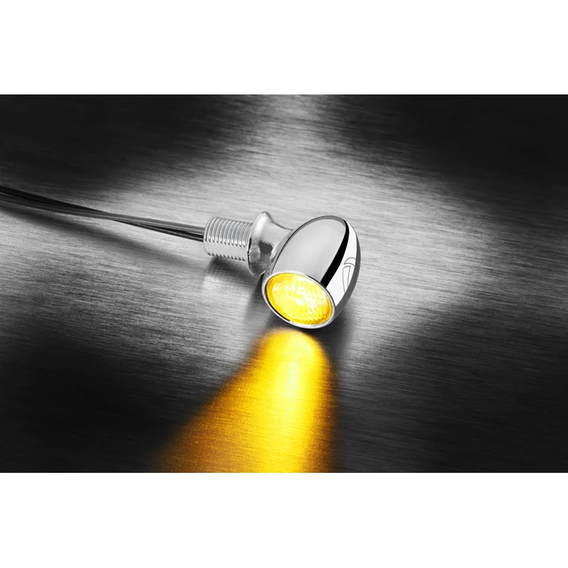 Kellermann Atto® indicator chrome w/ clear glass