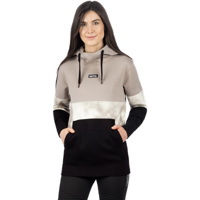 W Stripe PO Hoodie M Black/Stone
