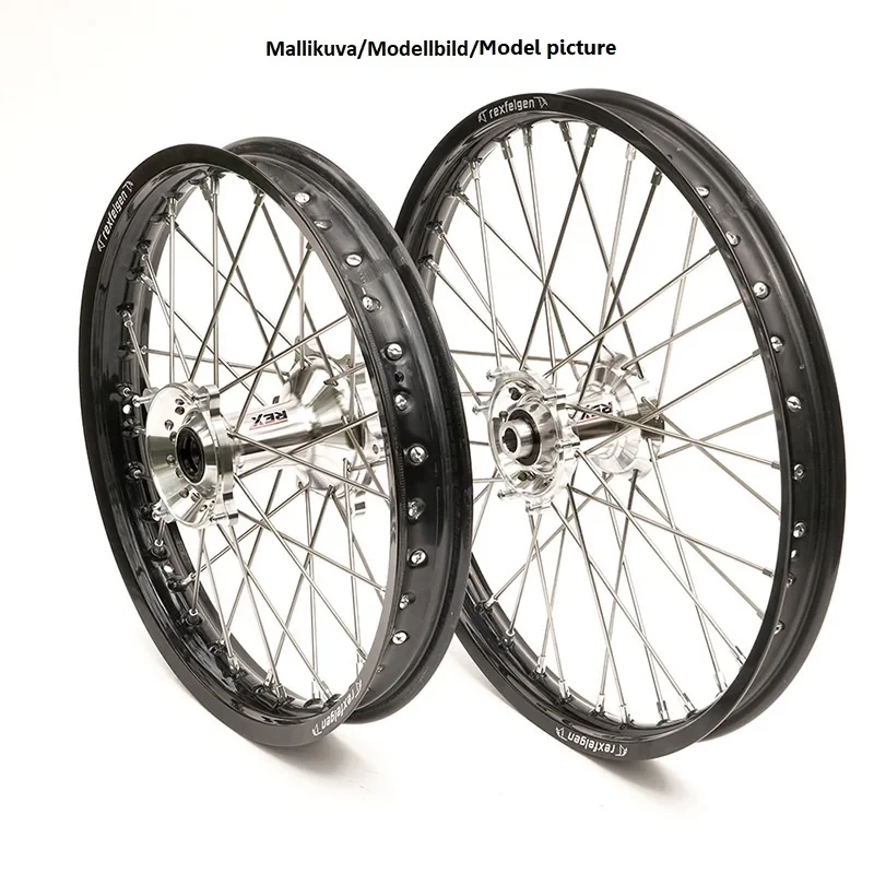 REX WHEELS 18-2,15 KTM ALL EXC-F  95-23 ALL SX-F 95-12 TE&FE 14-22 MUSTA VANNE