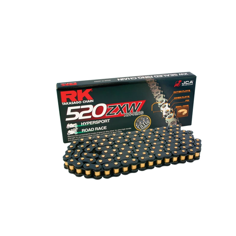 RK BL520 ZXW-rengasketju Black Scale