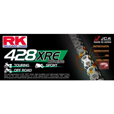 RK 428XRE XW-rengasketju +CL (jousil.)