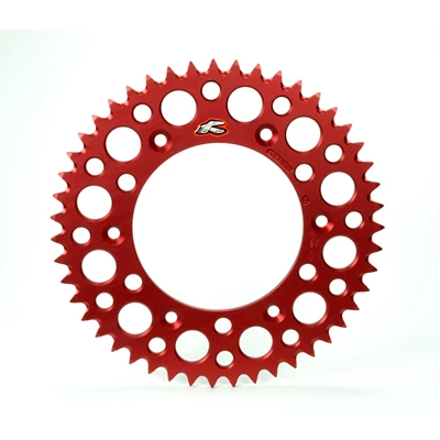 Renthal Takaratas CR 84-07 CRF 02- 49t GR Punainen