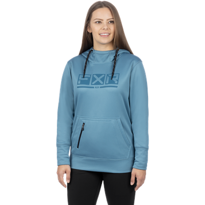 W Podium Tech PO Hoodie S Steel/Dark Steel
