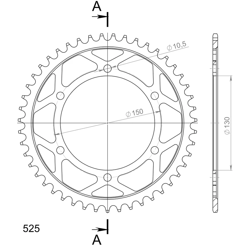 Supersprox / JT Teräs takaratas 300.48