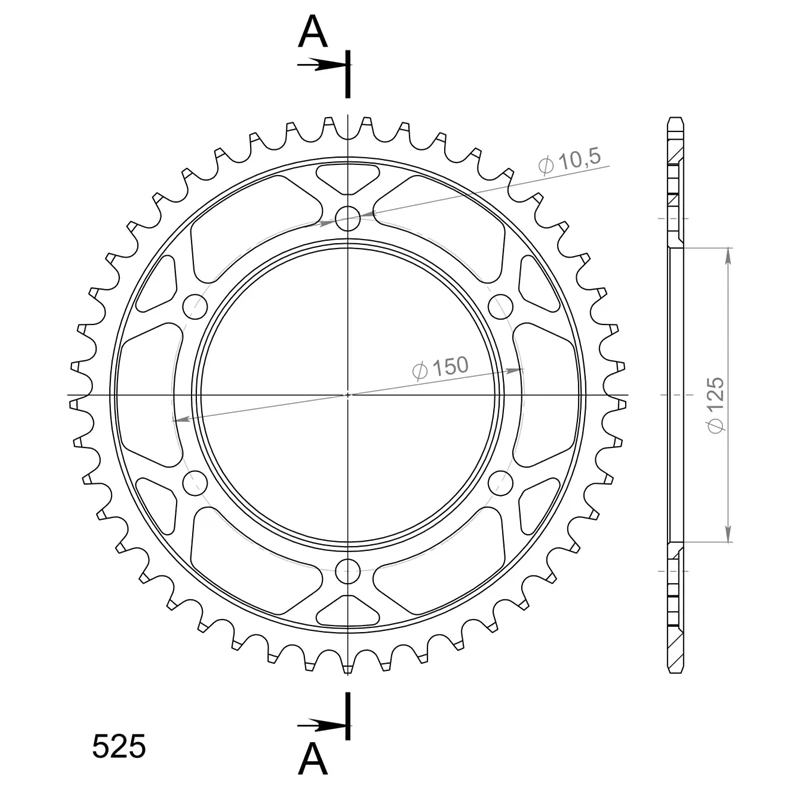 Supersprox / JT Teräs takaratas 899,45