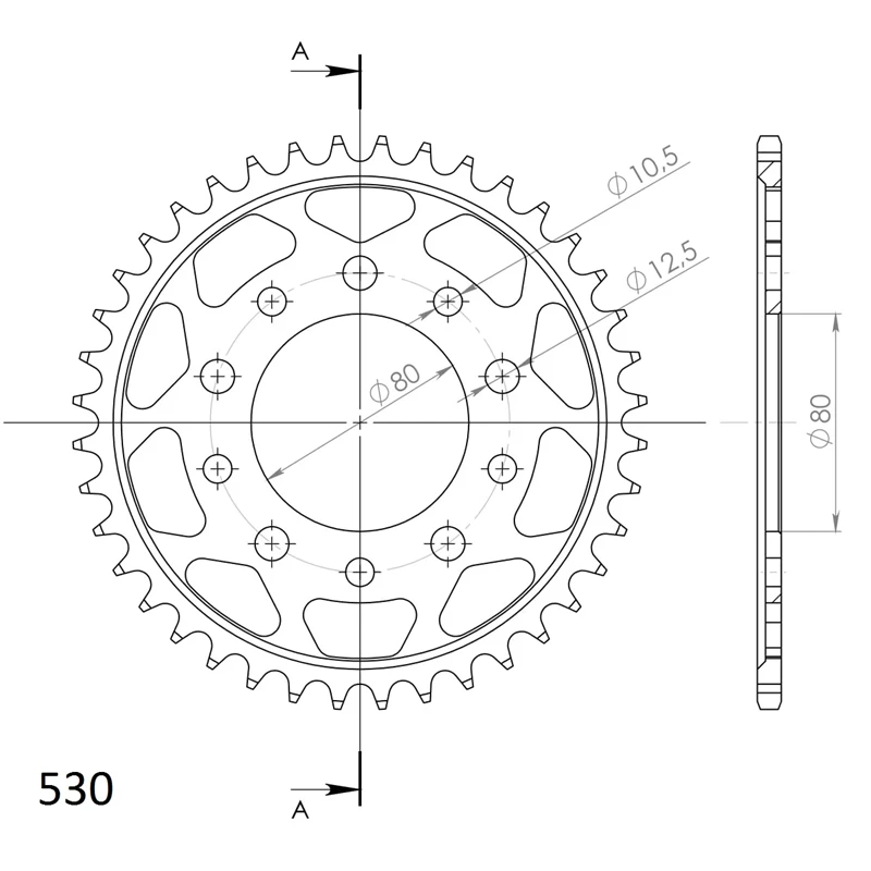 Supersprox Teräs takaratas 1334.40