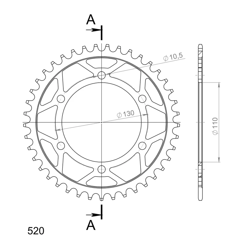 Supersprox Teräs takaratas 486.45