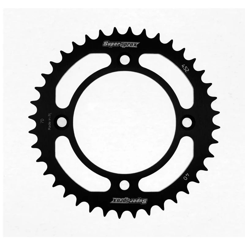 Supersprox Alumiini takaratas RAL-452:40 Musta