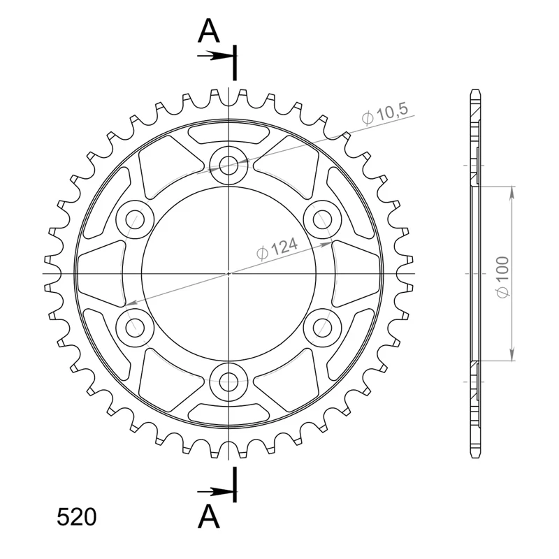 Supersprox Teräs takaratas 735,45