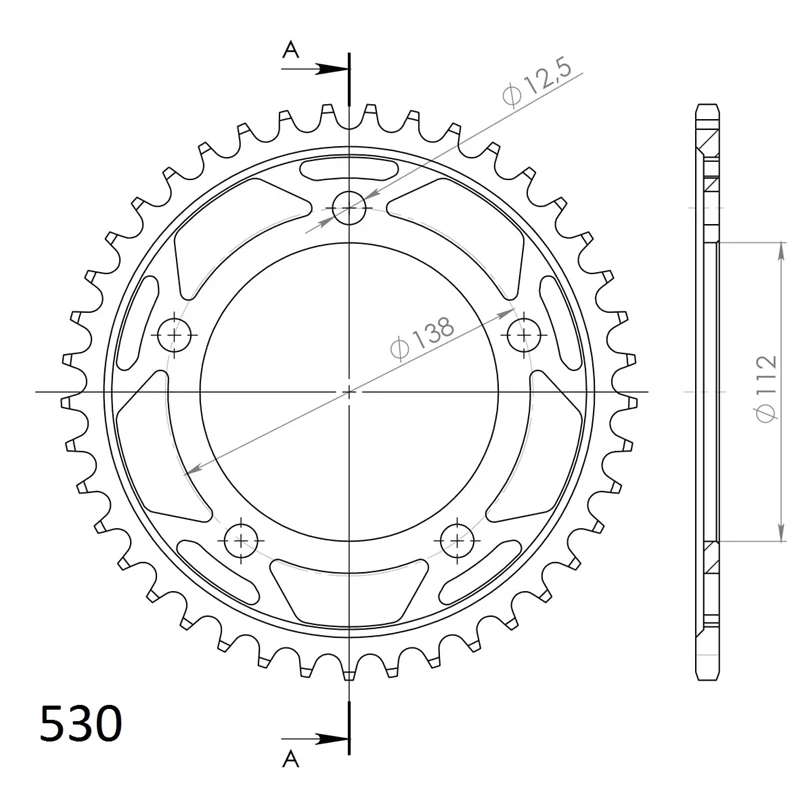 Supersprox Teräs takaratas 302.41