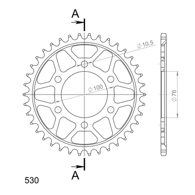 Supersprox Teräs takaratas 816.38