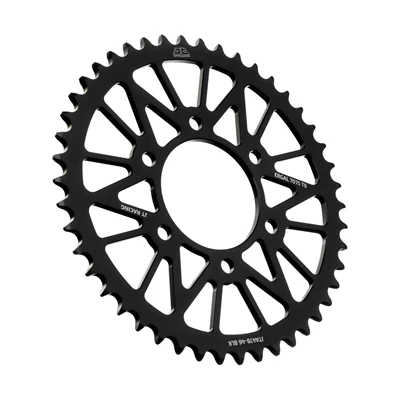 JT Takaratas Alumiini 7075 T6 Musta JTA478.46BLK