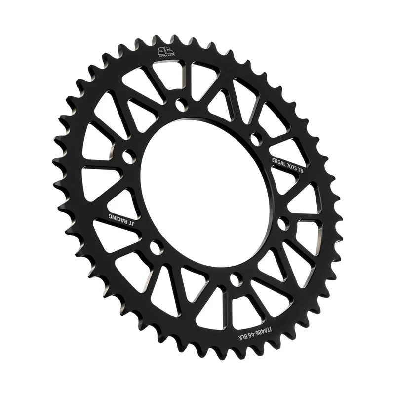 JT Takaratas Alumiini 7075 T6 Musta JTA486.46BLK