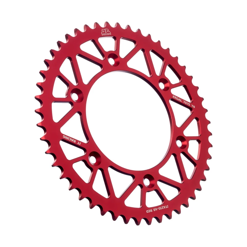 JT Takaratas Alumiini 7075 T6 Punainen JTA210.49RED