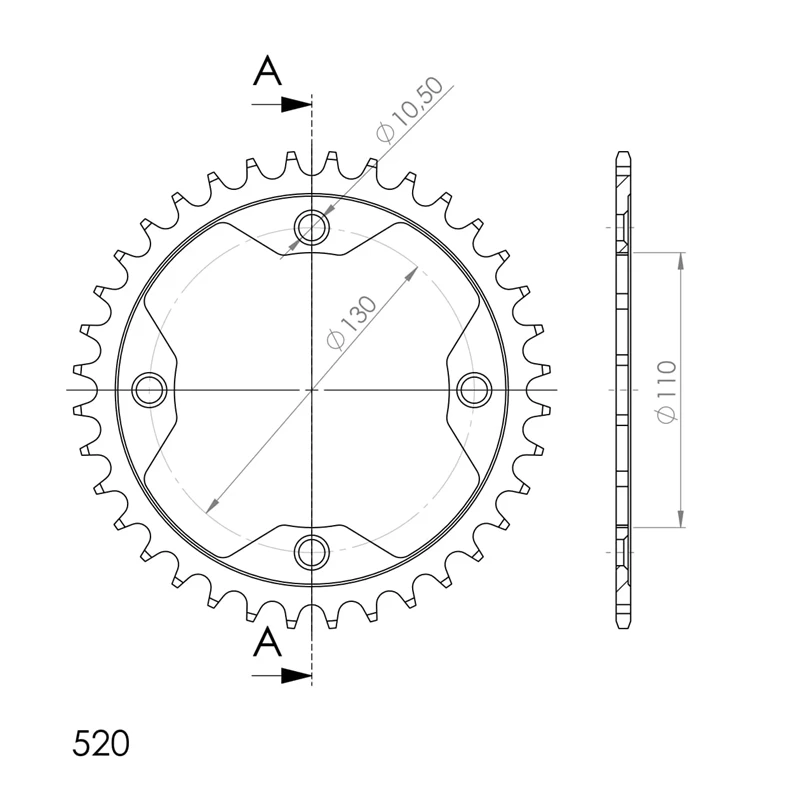 Supersprox Teräs takaratas 1350.38