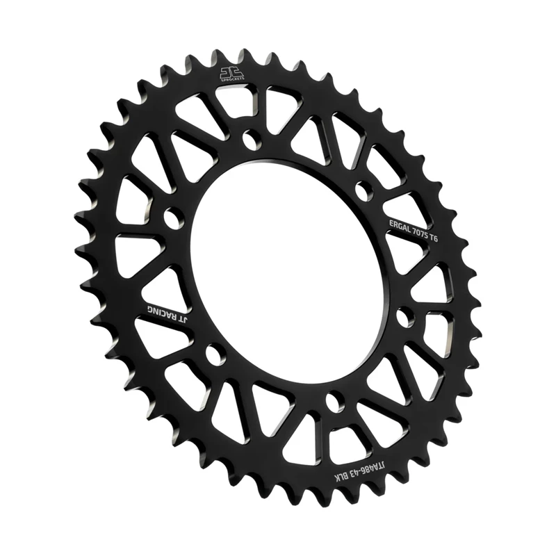 JT Takaratas Alumiini 7075 T6 Musta JTA486.43BLK