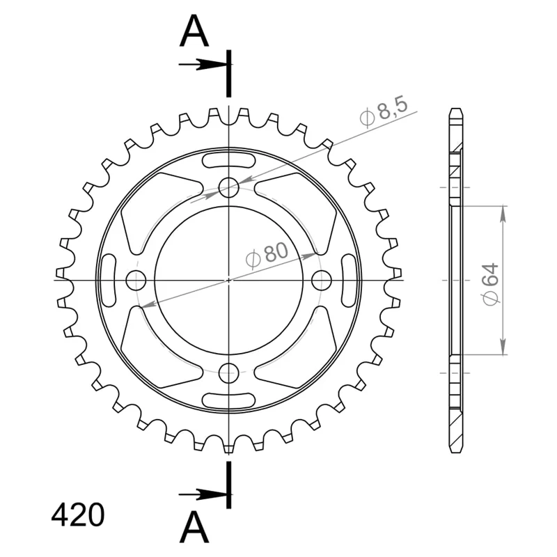 Supersprox Teräs takaratas 834,37