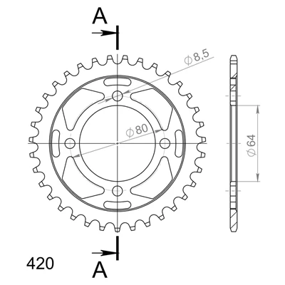 Supersprox Teräs takaratas 834,36