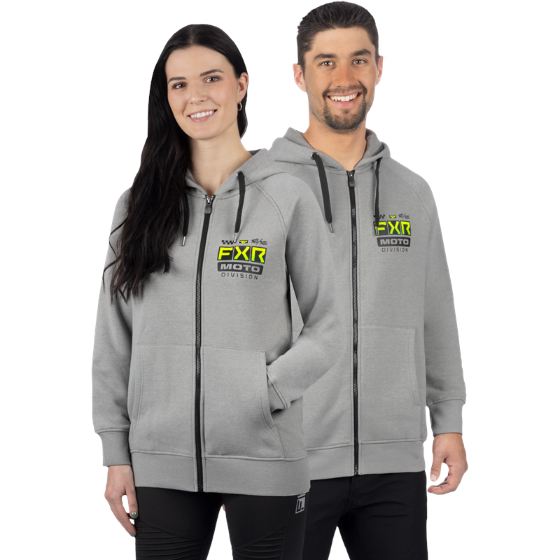 Unisex Gladiator Hoodie M Grey Heather/Glow Stick