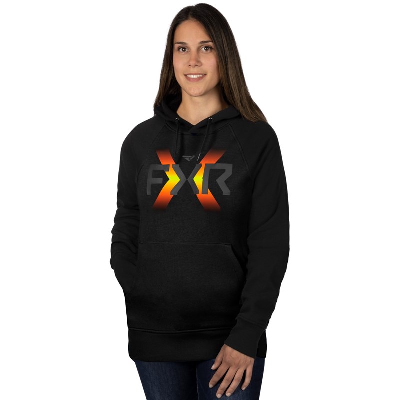 Unisex Victory PO Hoodie Black/Inferno XS