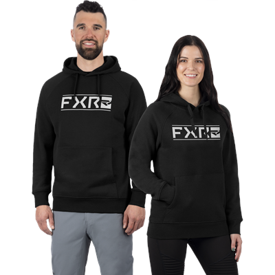Unisex Victory PO Hoodie 2XL Black/White