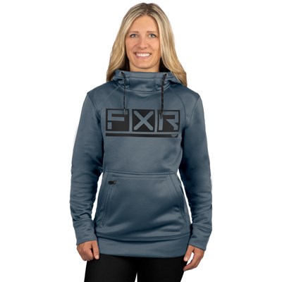 Unisex Podium Tech PO Hoodie Steel/Black XS