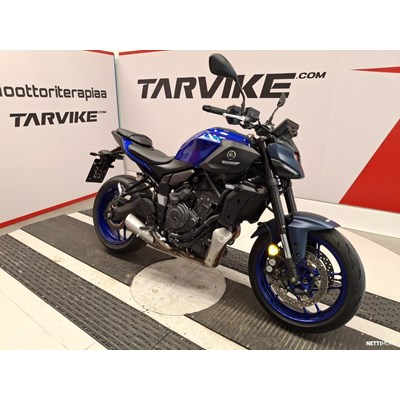 2025 Yamaha MT07 Y-AMT 35kw Moottoripyörä, esittelymalli