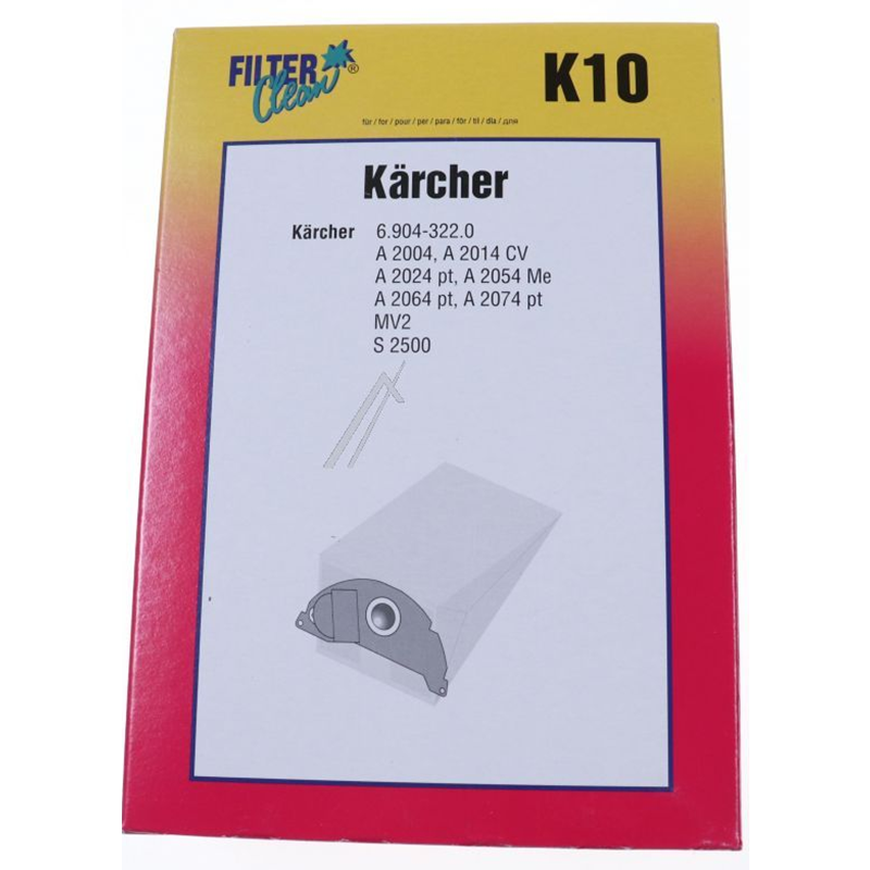 K10 Pölypussit 4-Pack