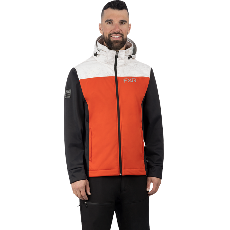 M Renegade Softshell Jacket 3XL Burnt Orange/Black