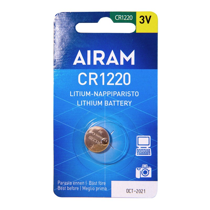 Airam Litiumparisto CR1220 3V 1/B