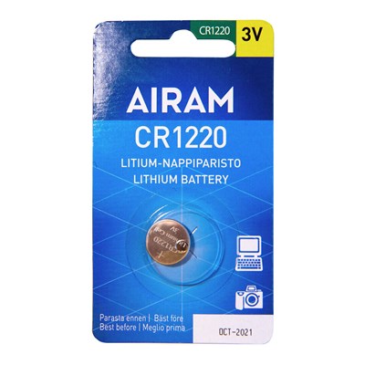Airam Litiumparisto CR1220 3V 1/B
