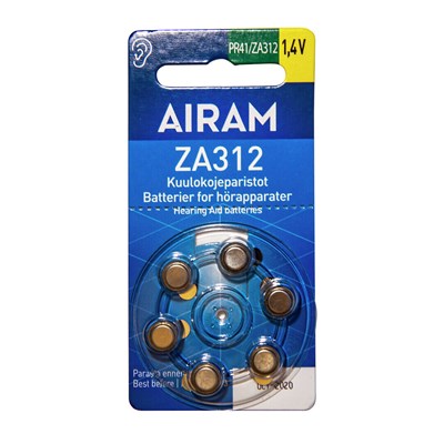 Airam ZA312 1,4V Kuuloko... 6/BL