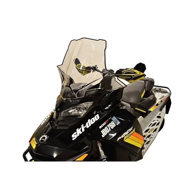 Powermadd Tuulilasi, Ski-Doo Gen4 Korkea 22", Kirkas/Mustalla grafiikalla
