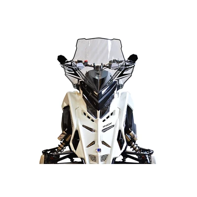 Powermadd Tuulilasi Polaris Matryx, Korkea 20" Kirkas/Mustalla grafiikalla