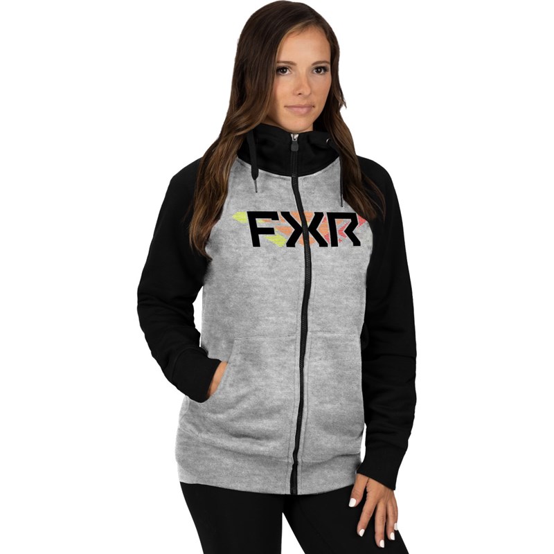 Unisex Split Hoodie 2XL Black/Inferno