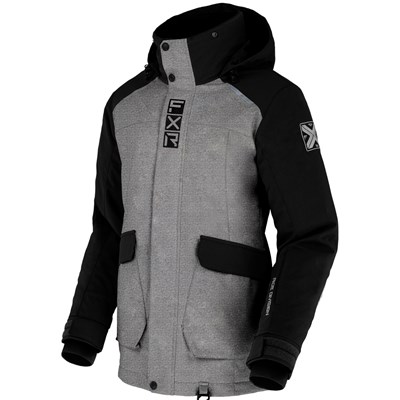 W Aerial Jacket Grey Linen Heather/Black 8