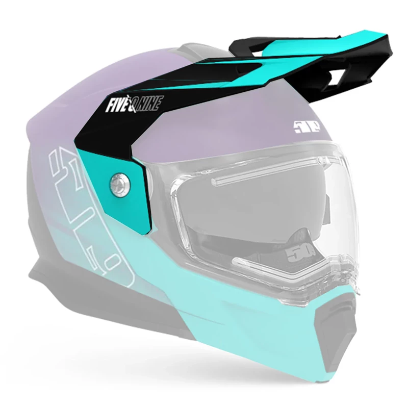 509 Visiiri Delta R4 -kypäriin, Galaxy-teal/purple