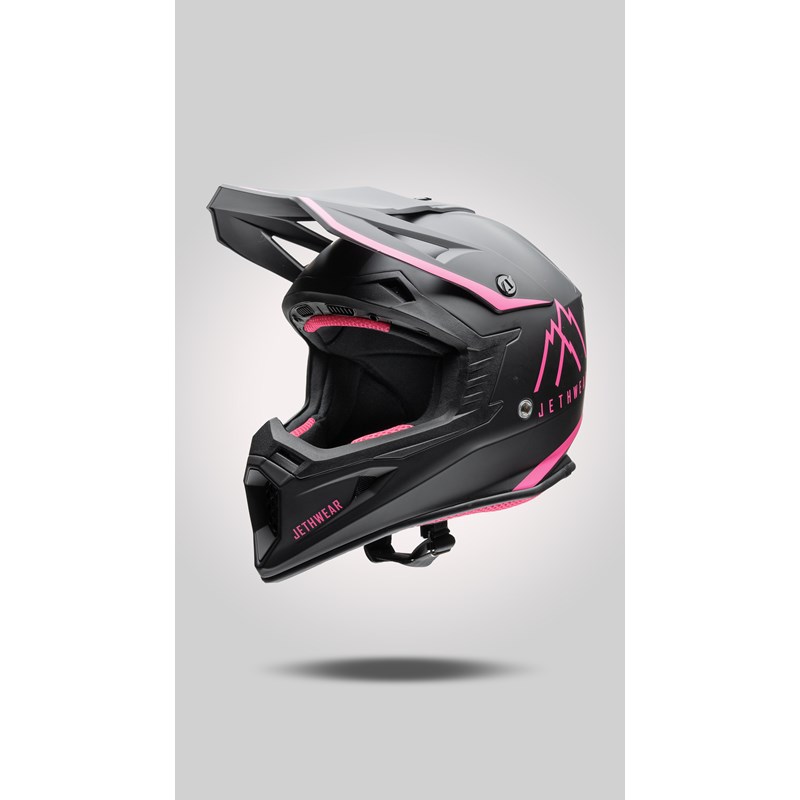 Jethwear Force Kypärä- Black/Pink S (55-56cm)