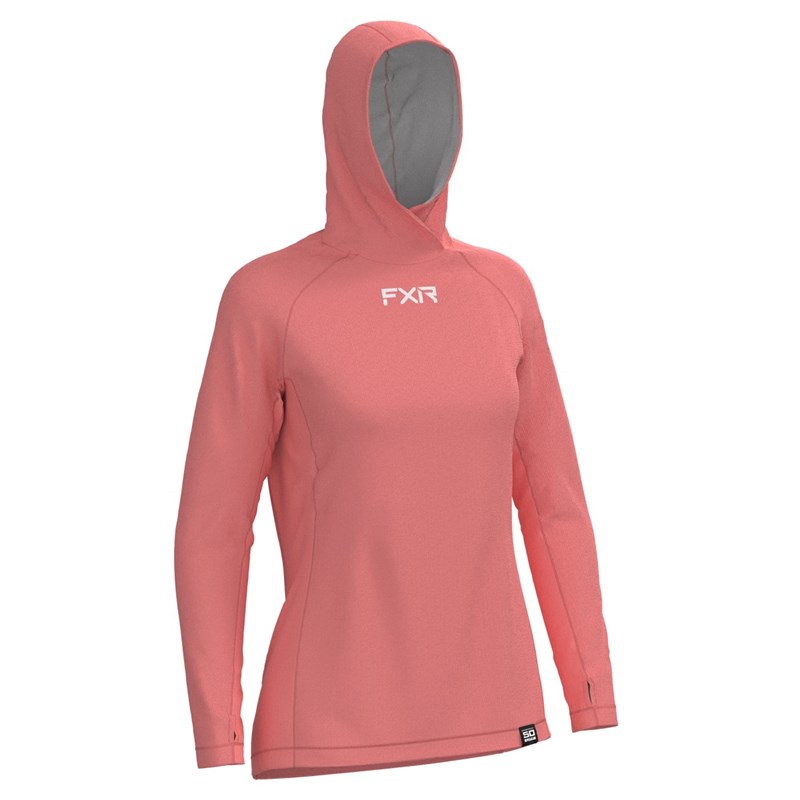 W Attack UPF PO Hoodie L Muted Melon