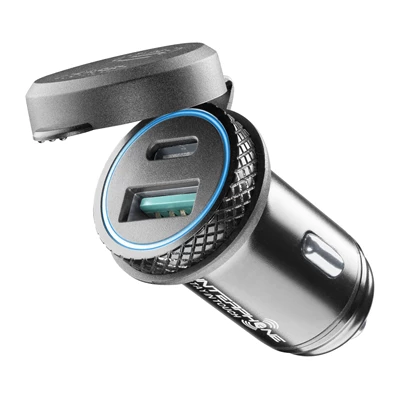 Interphone USB-sovitin tupakansytyttimeen USB-A&C