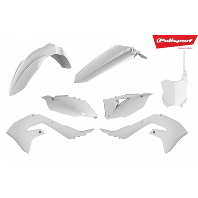 Polisport muovisarja KX250F 21-23 KX450 19-23 White (1)