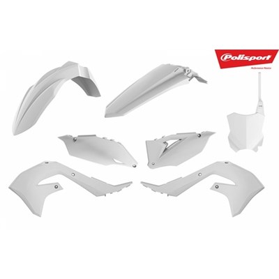 Polisport muovisarja KX250F 21-23 KX450 19-23 White (1)