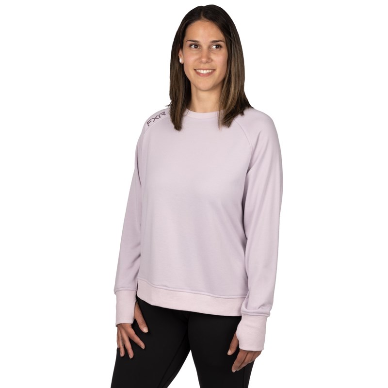 W Side Star Crewneck PO Sweater Dusty Lilac/Mtd Grape S